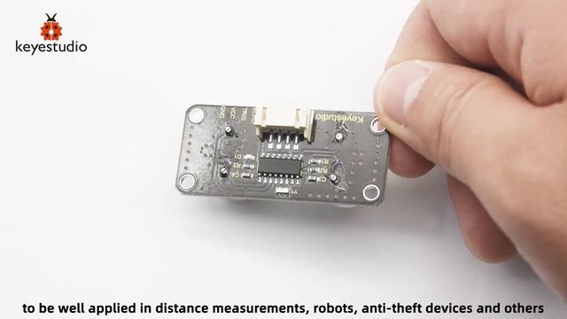 KS0511 Keyestudio Quick Connectors Ultrasonic Module (CS100A Chip/Black/Environment-friendly)