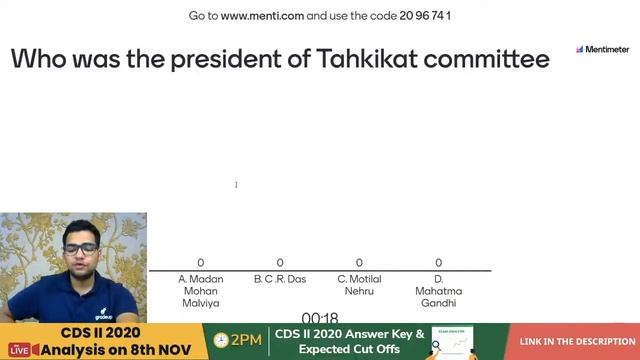 CDS II 2020 Mock Test | 7th Nov 2 PM | CDS II 2020 Preparation | CDS Practice Questions | Gradeup