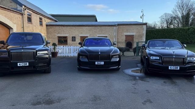 Trio of Rolls Royce …. Spectre Black Badge Cullinan & Dawn