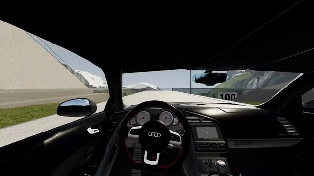 Audi R8 VS Stairs - BeamNG drive