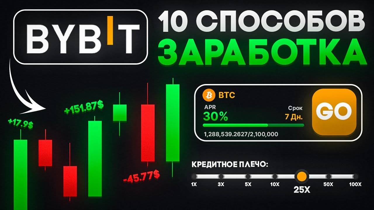 10 способов заработка на ByBit! Разберется даже новичок