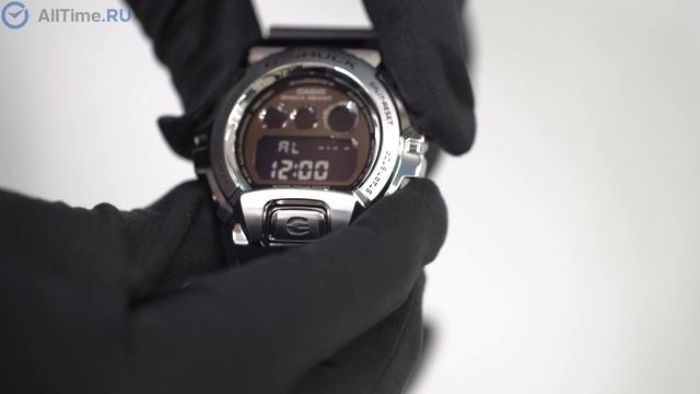 Достаем из коробки Casio G-SHOCK GM-6900-1ER с хронографом. Японские наручные часы. Alltime