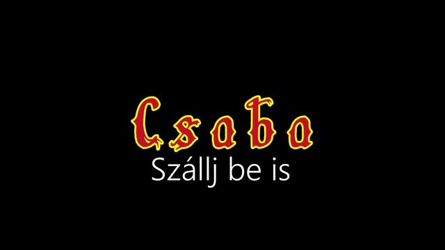 Csaba ¦ Szállj be is (hivatalos audió)