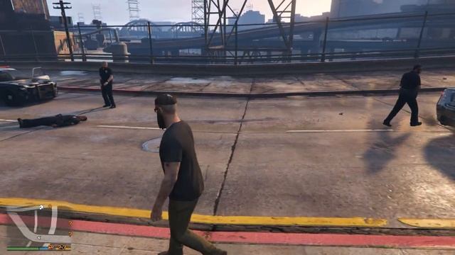 Приколы с полицией в GTA 5