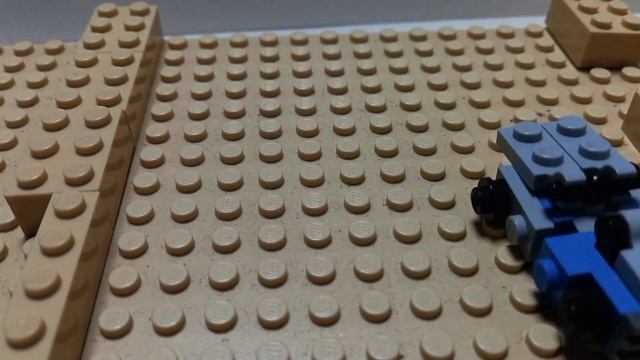 lego transformer mini bumblebee vs mini dropkick | stop motion (my own)