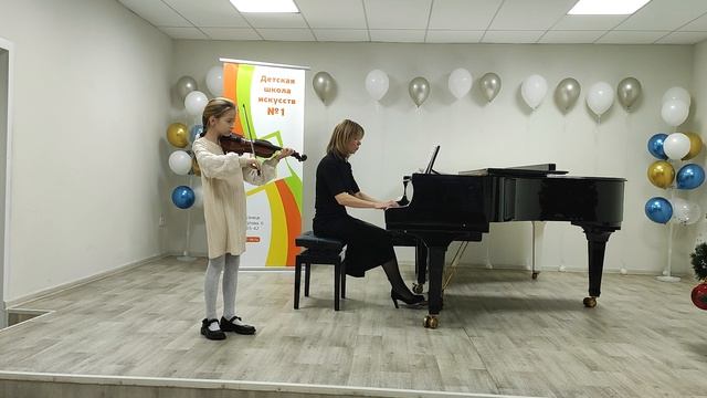 Булычёва Анна, ДШИ 1, Новокузнецк. Н. Бакланова "Мазурка"