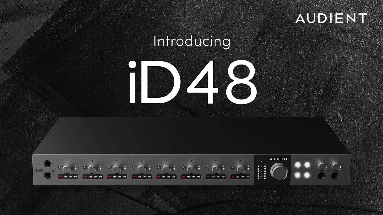 Audient iD48: Introducing 24-in 32-out Audio Interface