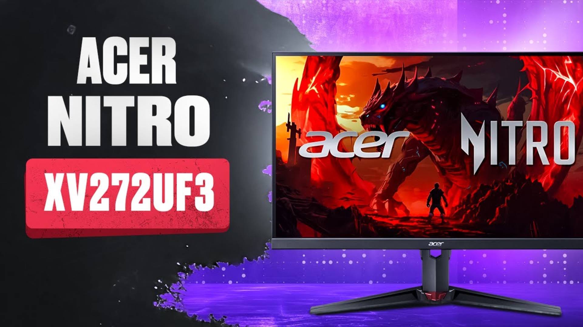 ⚡️ Обзор на игровой монитор Acer Nitro XV272UF3bmiiprx