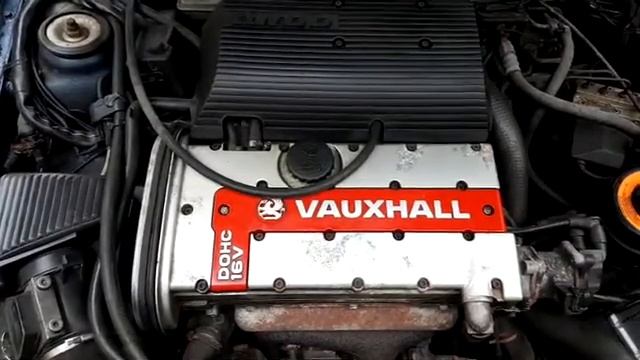 Calibra Turbo 4x4 engine running