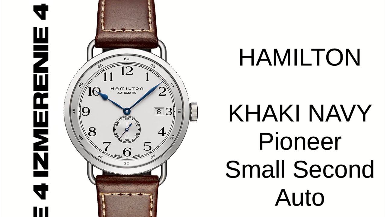 Обзор 4 Измерение HAMILTON KHAKI NAVY PIONEER Small Second Auto H78465553