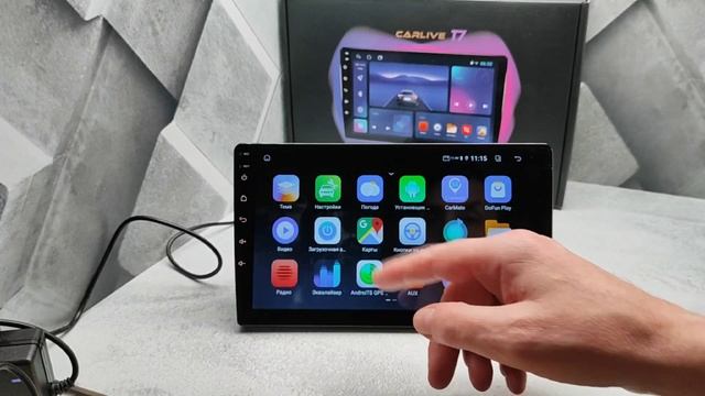 Андроид магнитола CARLIVE Т7 Ядер4 1.5Ггц  память 2х32