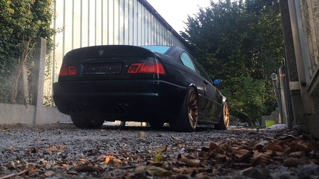 BMW E46 M3 with eisenmann street exhaust