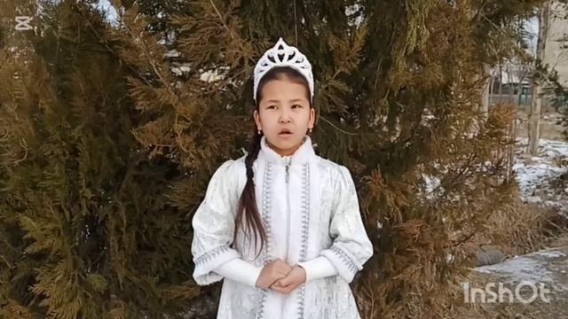 Победитель новогоднего видеоконкурса, Турдумаматова Аида, г.Кызыл-Кыя Баткенской области