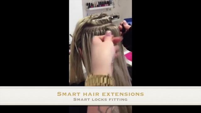 How to fit Smart Locks copper tube hair extensions 15/05/15