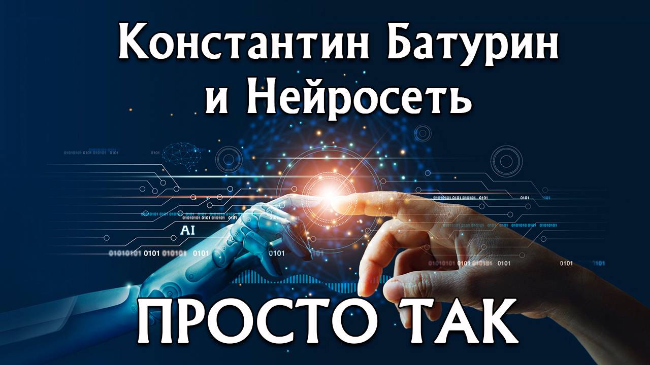 ПРОСТО ТАК - Константин Батурин и Нейросеть