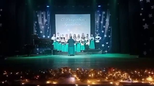 Хоровые коллективы АНОДО «Детская школа хорового пения» «Рождество» и «Звонцы» выступили в Рождестве