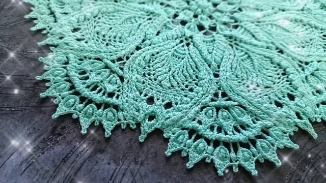 💚"Татьяна"💚салфетка вязаная крючком