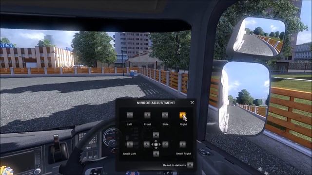 ETS 2 How to adjust mirrors (Day)