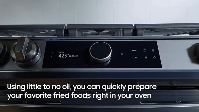 Samsung Range's Air Fry Option