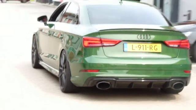 MILLTEK Audi RS3 accelerating FAST!!