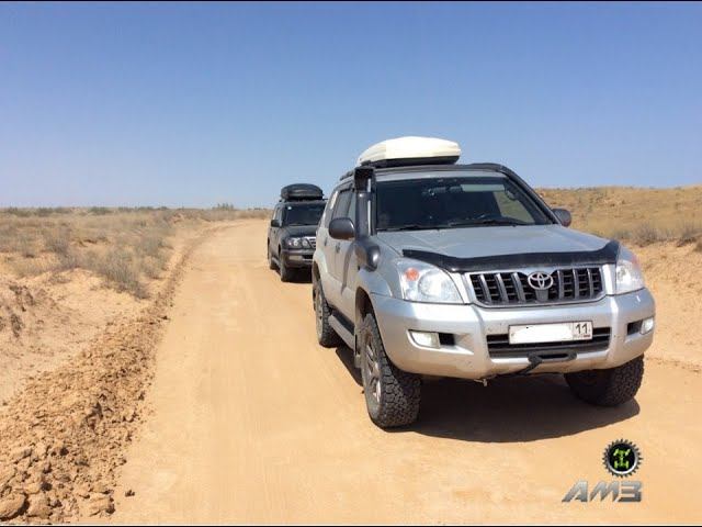 Площадка под лебедку в штатный бампер Toyota Land Cruiser Prado 120