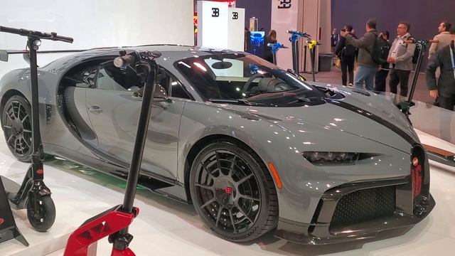 Bugatti Exotic Car (Supercar) Display Booth At CES 2024 Las Vegas Nevada