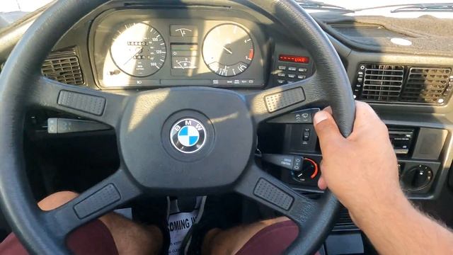 1987 BMW 528e 5-Speed Manual - Driving