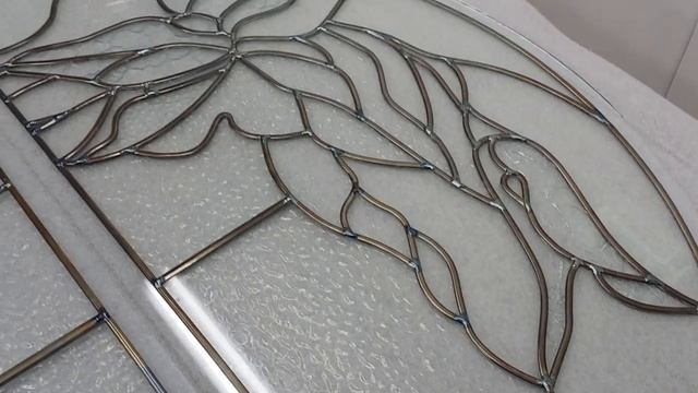 Витраж Реалистик до применения витражных красок.