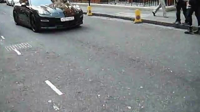 Porsche Panamera Stingray Drives by