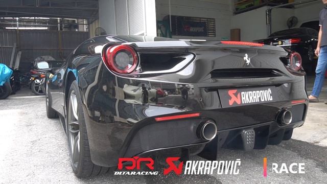 FERRARI 488 GTB X AKRAPOVIC | SOUND CHECK | BMC FILTER