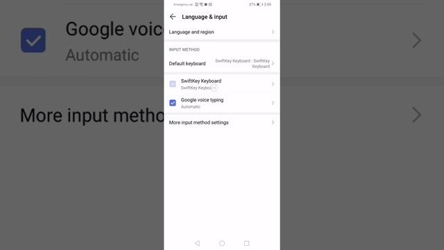 Huawei p smart z how to disable autocorrect