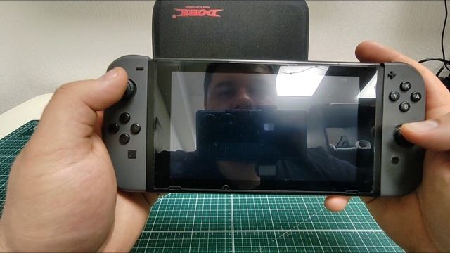 Обзор прошитый Nintendo switch с кейсом