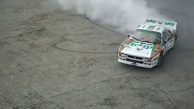 Miki Biasion e Beppe Volta Spettacolo al Rally Legend Lancia 037