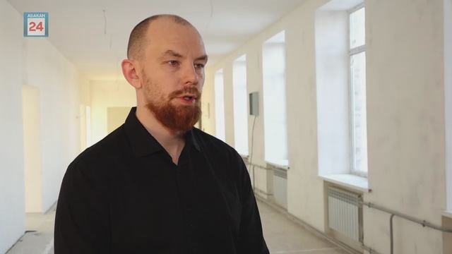 Капитальный ремонт абаканской 30 школы идет полным ходом, строители не сбавляют темп