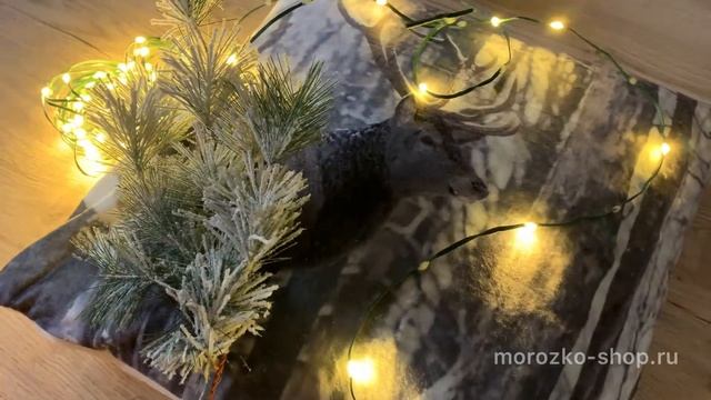 Гирлянда СИЯЮЩИЕ КАПЛИ - МАКСИ, 180 экстра тёплых белых мини LED-огней (крупные диоды), 493218