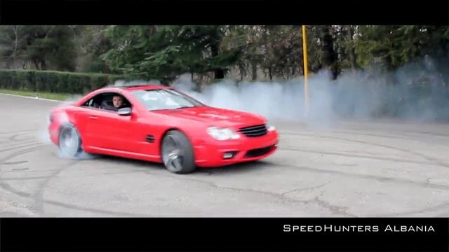 SL55 AMG V8 Kompressor Burnout