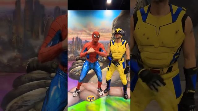 Wolverine vs Spider-Man#tiktok #funny