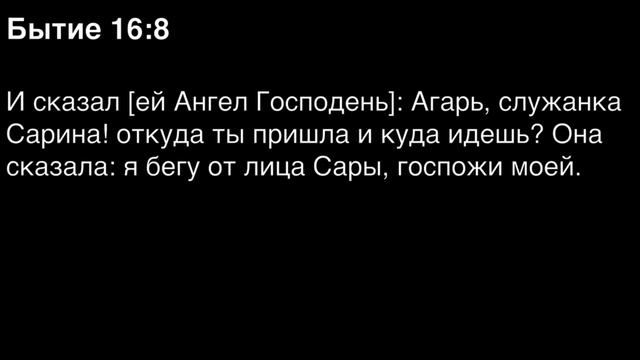 Бытие, глава 16