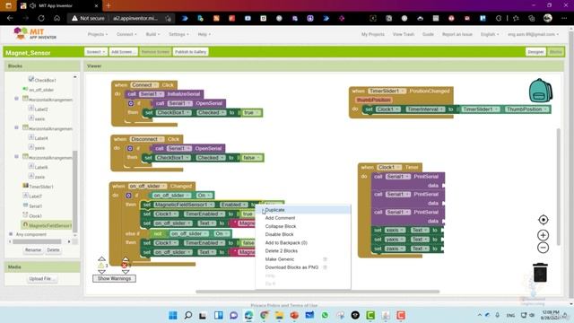 82 - Magnetometer Sensor Mobile App and Arduino Code