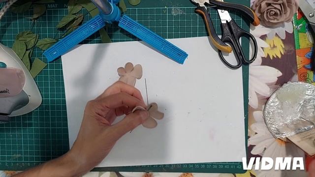 брошь Роза из фоамирана