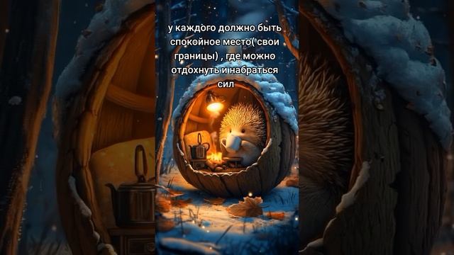 должно быть такое место у каждого