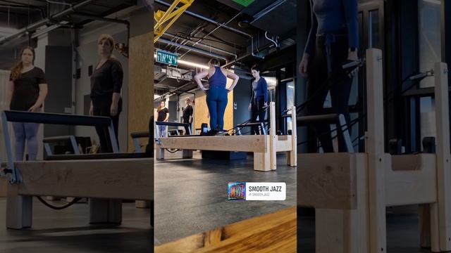 PILATES REFORMER TIME ⏳ | ПИЛАТЕС РЕФОРМЕР 🔥 | 💪🙂 פילאטיס מכשירים #shorts #video #fun #love #work