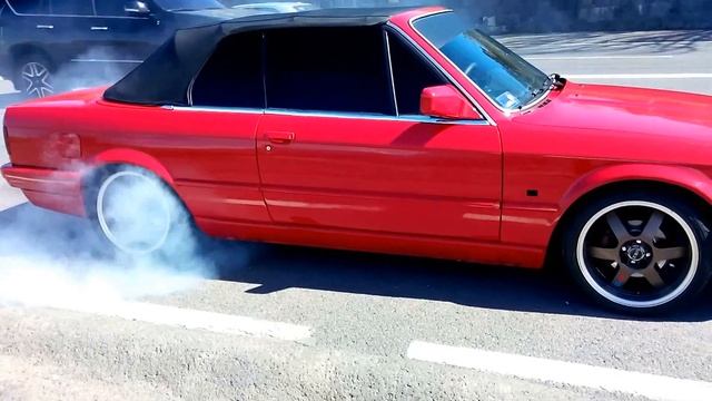 BMW E30 burn MUST WATCH YEREVAN