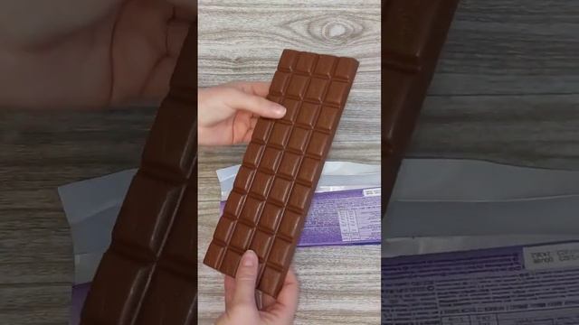 Giant chocolate Milka & oreo #asmr #shots #chocolate #candy #shorts #short #milka #oreo