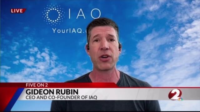 Smart Air Quality Monitors | NBC Dayton Interview with IAQ CEO Gideon Rubin