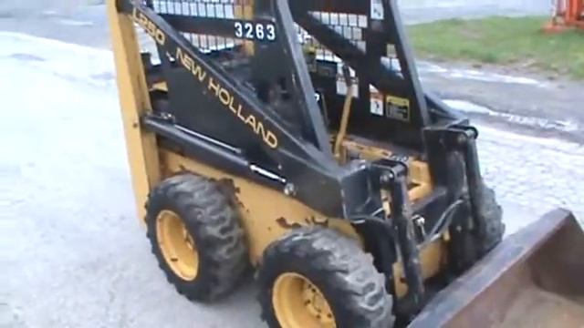 1999 New Holland L250 Mini Skid Steer Loader Bobcat Nice For Sale
