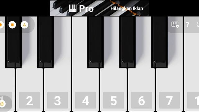 Yang penting happy... mini piano lite part 4