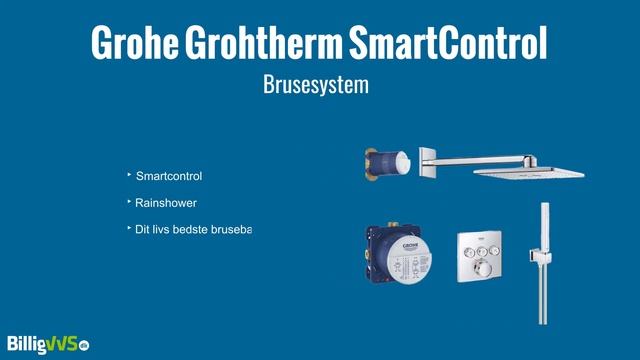 Grohe Grohtherm SmartControl Brusesystem