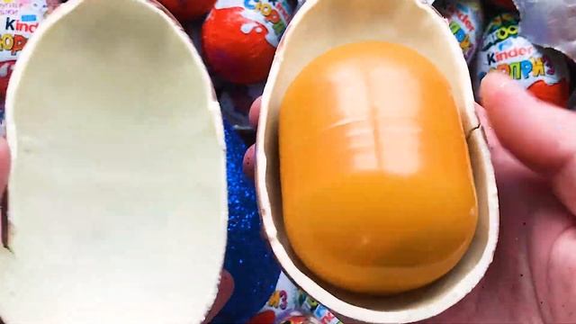 НОВИНКА! Kinder Joy MAXI в блесках! открываем яицо Kinder сюрприз