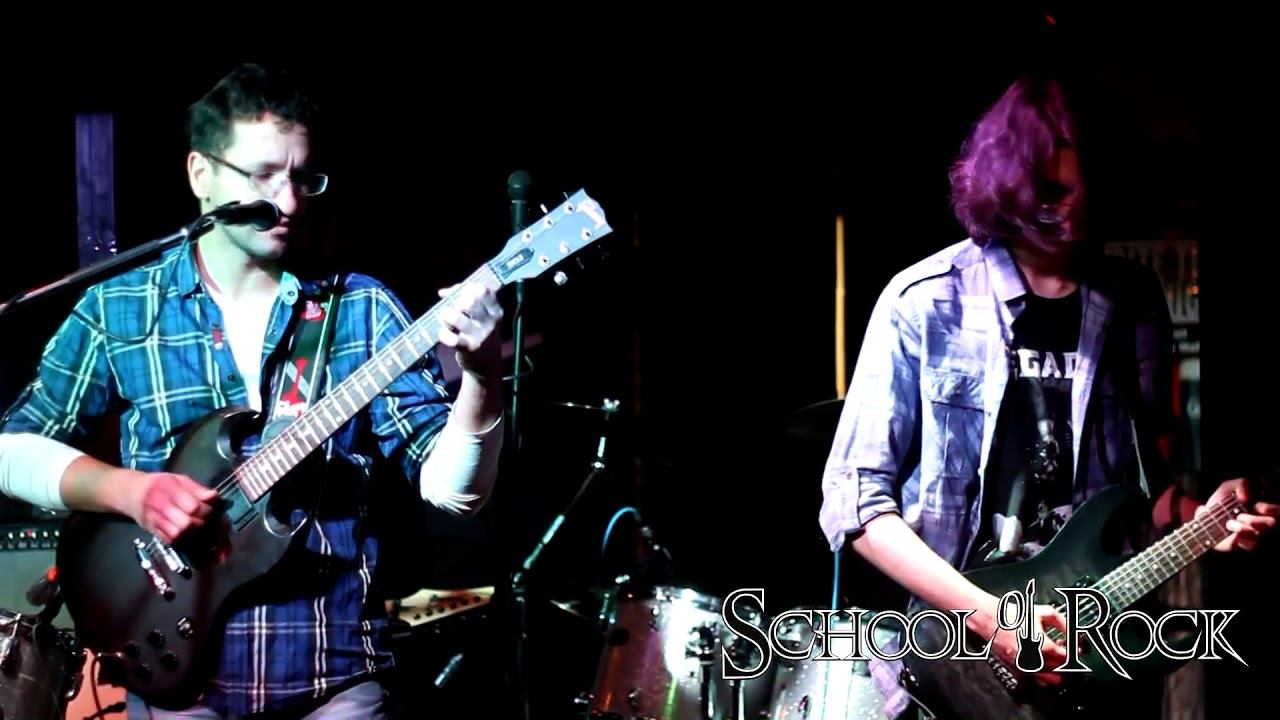 Ученики класса электрогитары школы рока "School Of Rock" Москва